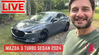 En Directo: MAZDA 3 TURBO SEDAN 2024 junto a Jaime Gabaldoni…y un café