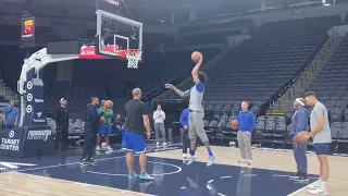 LUKA DONCIC, KYRIE & THE MAVERICKS MORNING SHOOT AROUND AT TARGET CENTER AHEAD OF TONIGHTS GAME 5