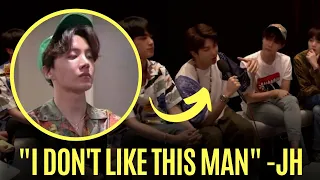 BTS Jhope Proved How Intimidating he is when the translator is not doing his job