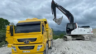 EKSKAVATÖRLE HAFRİYAT KAMYONU YÜKLEME | Ekskavatörle kamyon nasıl yüklenir.!!