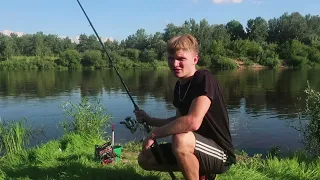 Летняя рыбалка на фидер в Беларуси / Река Сож / город Гомель / 23 июля 2022 год