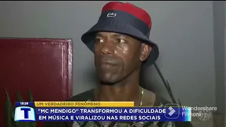 MC mendingo talento raro de londrina já é sucesso por todo lugar TV rede massa londrina