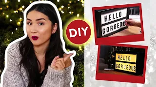 DIY ИДЕИ ПОДАРКОВ на Новый Год!🎁Лайтбокс, планер АНТИСТРЕСС, новогодний чай🎄