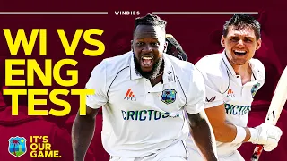 Mayers Takes 5-Wickets and Da Silva Hits Maiden Century | West Indies v England Test 2022