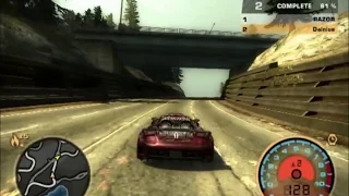 NFS:Most Wanted - Me vs.Blacklist #1 (RAZOR) PT1