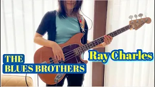 Shake a Tail Feather- Ray Charles The Blues Brothers Bass Cover [Donald Duck  Dunn] ムスタングベース