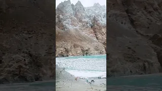 Attabad Frozen Lake😍| Hunza Nagar | Gilgit #shorts #youtubeshorts #viral #reels #trending