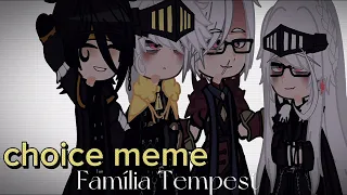 ✳️ Choice ✳️ meme // Crystal Eyes Otome game isekai // Família Tempest