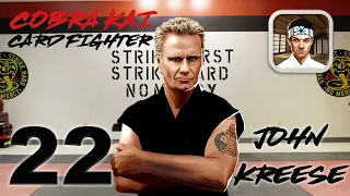 1ST ROUND KO! with John Kreese - Cobra Kai: Card Fighter Gameplay Part 22 (iOS, Android)