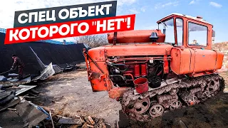 Как я возвращался в с/х. Продолжаем познавать ДТ-75Д. Трактор К-742МПр "позирует" со сцепом борон.