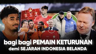 Belanda pakai 2 Pemain Diaspora, Sisanya ambil Indonesia. Kompromi PSSI-KNVB kuasai EROPA dan ASIA