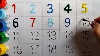 1 to 20 Counting / number song/ 1 to 100 Counting/counting/Ginati/ number name let's learn counting