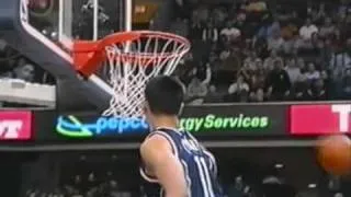 *Rare* Yao Ming "blocks" Michael jordan