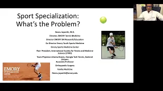 Sport Specialization: What's the Problem? | Fellow Online Lecture Series