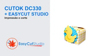 CUTOK DC330 + EasyCut Studio = Print&Cut perfeito!