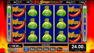 30 Spicy Fruits EGT 30 Free Spins Big Win Mega Win