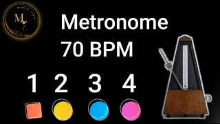 70 BPM Metronome | 30 minutes | Music Practice | Viral | Music Tips