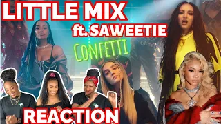 LITTLE MIX - Confetti (Official Video) ft. SAWEETIE | UK REACTION 🇬🇧🔥🔥