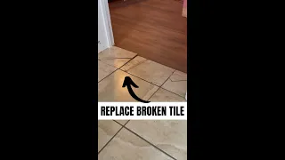 How To Replace Broken Tiles || Simple First Time Guide
