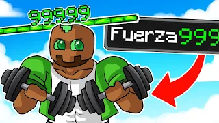 MINECRAFT pero TU EXPERIENCIA = TU FUERZA! 💪😱