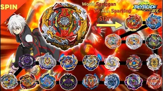 【World Spriggan VS ALL Sparking】 Beyblade Burst DB Marathon Battle 베이블레이드 DB 월드 스프리건 VS 올 슈퍼킹 마라톤