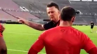 Louis van Gaal Shouts At Wayne Rooney, Tells Him How To Shoot! | Manchester United Training