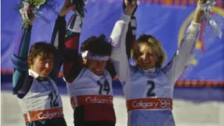 Vreni Schneider Olympic slalom gold (Calgary 1988)