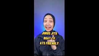 Jurus Jitu Buat CV ATS Friendly #Short #TipsCV #tipskerja #CV #BUMN #trikcv #curriculumvitae #inidia