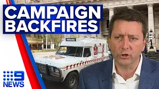 Victorian Liberal Party accused of breaking the law as campaign stunt backfires | 9 News Australia