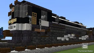 Minecraft Southern Pacific Cab Forward Steam Locomotive Tutorial