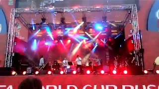 Zdob si Zdub. Бэлла, чао (отрывок). FIFAFanFest. Москва 11.07.2018