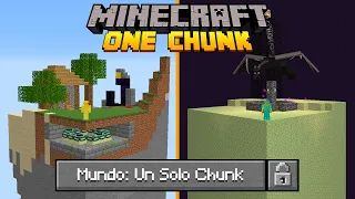 ME PASO MINECRAFT pero EMPIEZO en un SOLO CHUNK