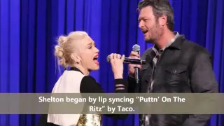 Gwen Stefani & Blake Shelton with Jimmy Fallon.mp4