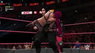 WWE RAW Nia Jax vs. Sasha Banks 01/30/2017