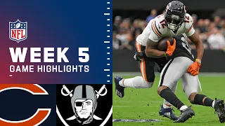 Bears vs. Raiders Week 5 Highlights | NFL 2021