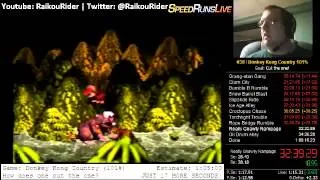 Donkey Kong Country 101% Speed Run - 0:51 IG / 0:59:36 RTA