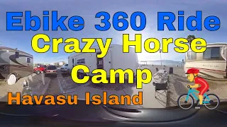 360 Ride through Crazy Horse Camp | Camping with Snowbirds in a Toy Hauler | Crazy Horse Campground