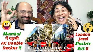 INDIA'S FIRST AC DOUBLE DECKER ELECTRIC BUS IN MUMBAI 😲 | BEST Electronic AC Double Decker Bus
