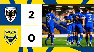 AFC Wimbledon 2-0 Oxford United 📺 | Tilley’s superb double leads the way 🏆 | Highlights 🟡🔵