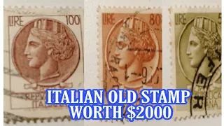 ITALIAN OLD STAMP WORTH MONEY UP TO 2000 US DOLLARS