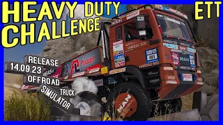 HEAVY DUTY CHALLENGE OFFROAD TRUCK TRIAL EUROPA SIMULATION FOR PC PS5 XBOX SERIES RELEASE 14.09.2023