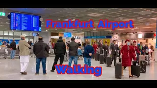 Frankfurt Germany 🇩🇪 Frankfurt Airport Walking Terminal 1 - 2
