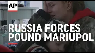 Dramatic footage as Russia forces pound Mariupol