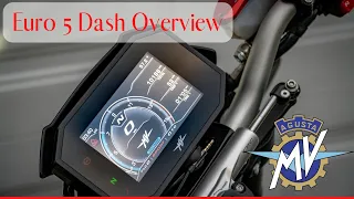 MV Agusta Euro 5 (2021-22) Dashboard Overview/Review (Brutale, Dragster, Superveloce, Turismoveloce)