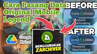 Cara Pasang/ekstrak Download Data Original Mobile Legends Patch Terbaru di Apk Zarchiver 2023