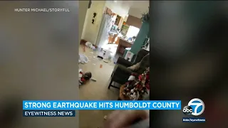 Video shows strong shaking during 5.4 NorCal earthquake