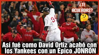 Así Fué Como David Ortiz Dejó A Los Yankees En El Terreno (Walkoff 2004)