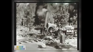 TRAIN in CINEMA { " Our Hospitality " Buster Keaton 1923 }   #1st #movie #train #nostalgia #RareClip