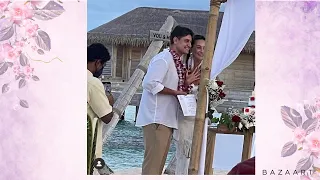 Свадьба Ольги Бузовой и Давида Манукян, на Мальдивских островах . Расписались