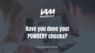 IAM RoadSmart driving and riding tips: pre-vehicle checks